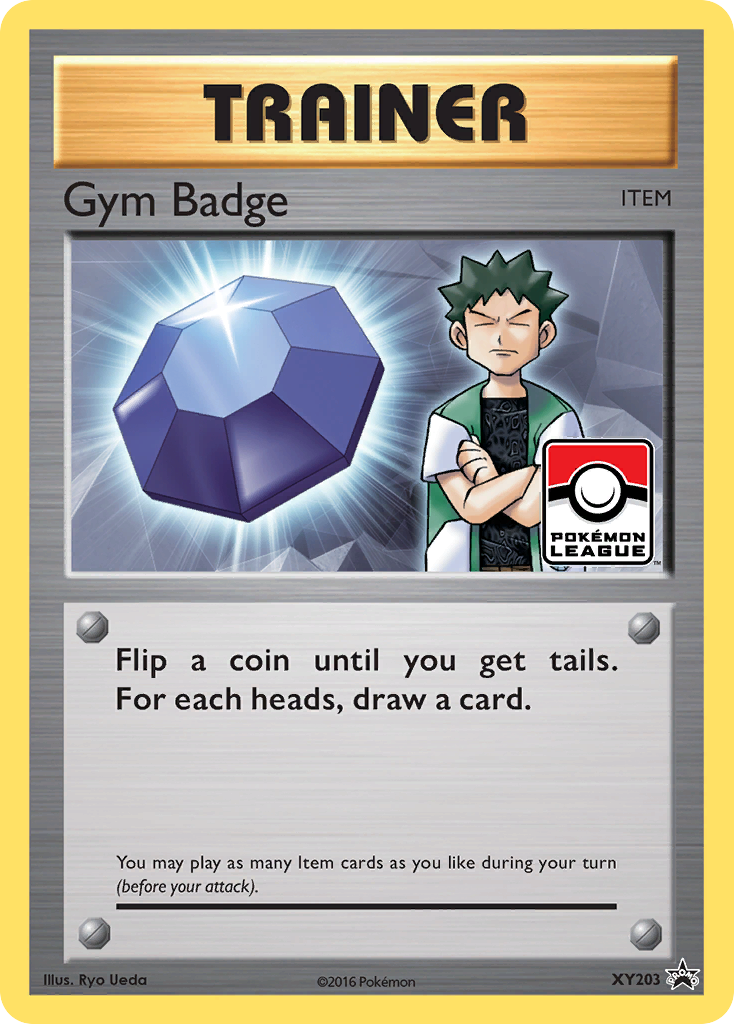 Gym Badge XY203 Promo card from XY Black Star Promos