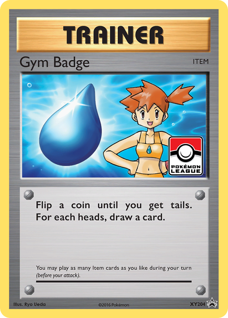 Gym Badge XY204/211 Promo card from XY Black Star Promos