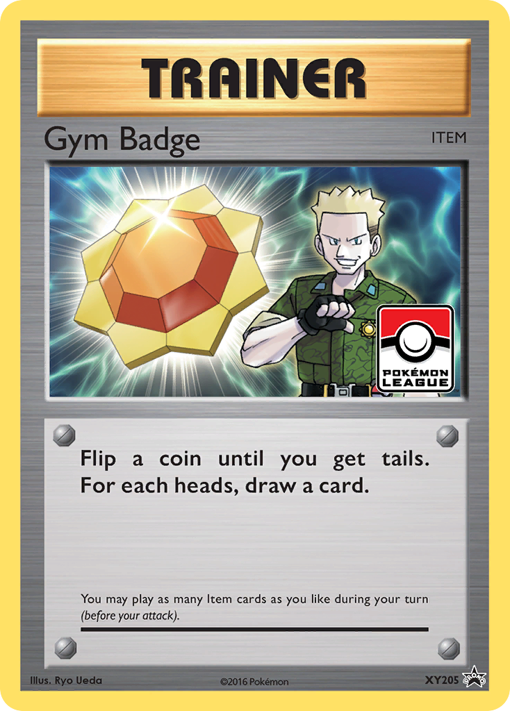 Gym Badge XY205 Promo card from XY Black Star Promos
