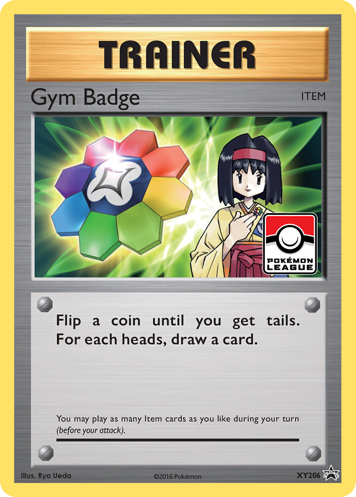Gym Badge XY206 Promo card from XY Black Star Promos