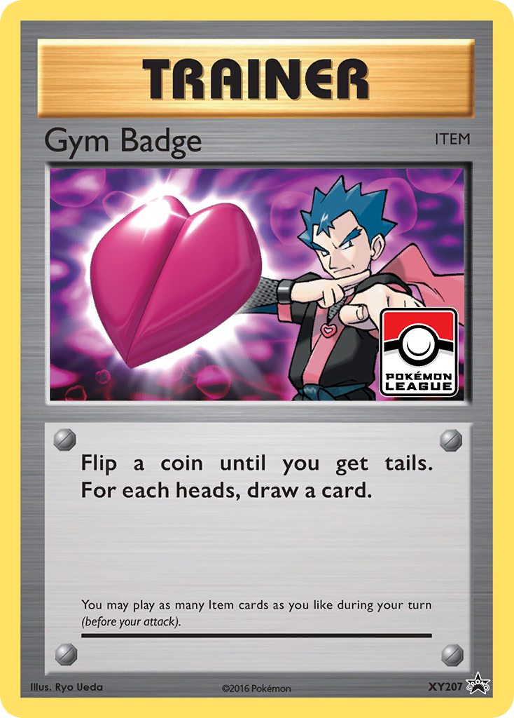 Gym Badge XY207 Promo card from XY Black Star Promos