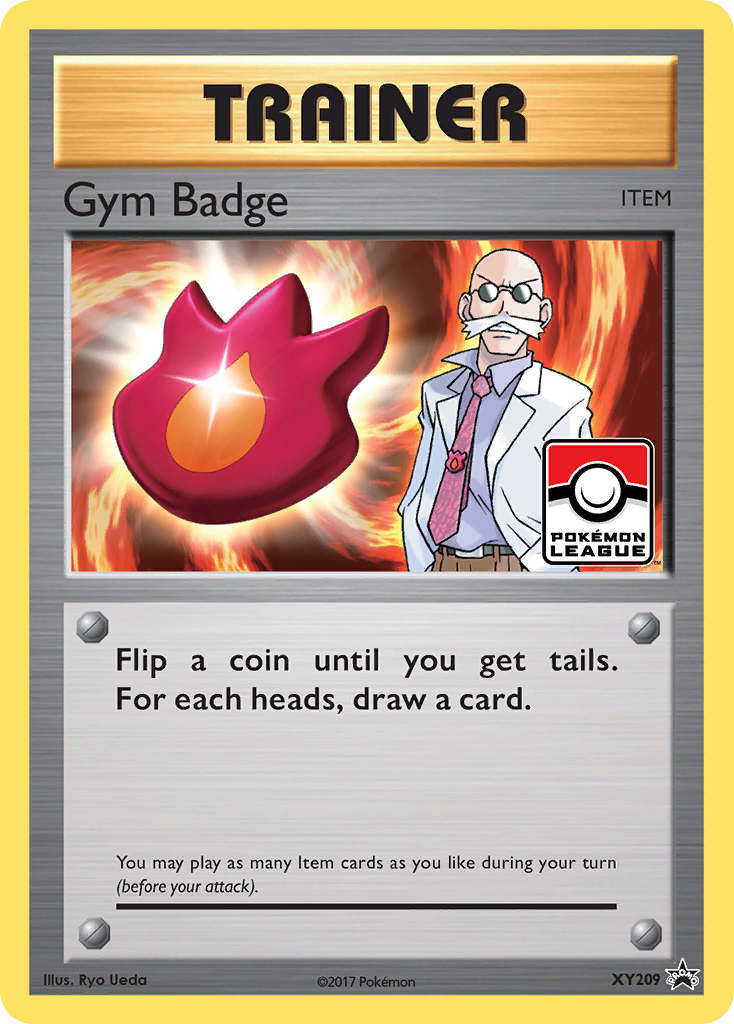 Gym Badge XY209 Promo card from XY Black Star Promos