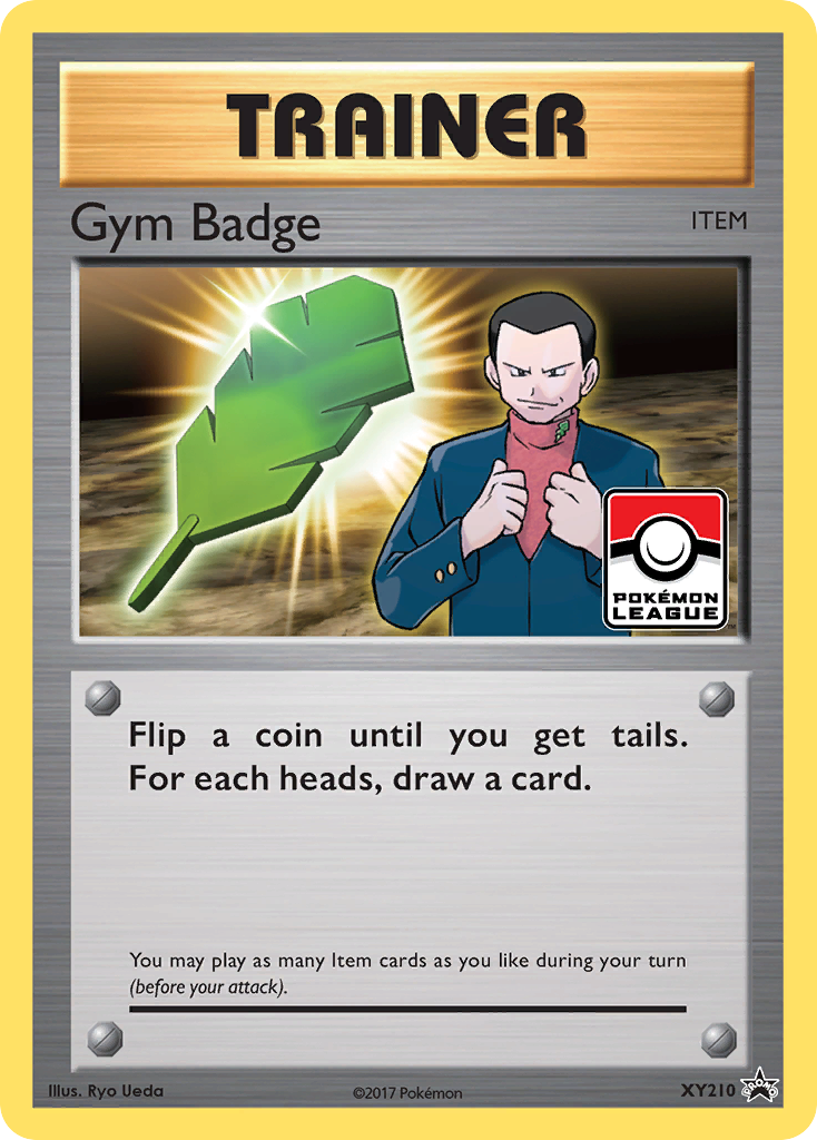 Gym Badge XY210 Promo card from XY Black Star Promos