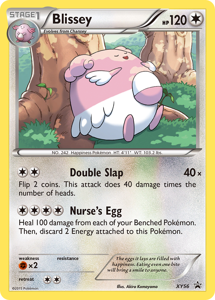 Blissey XY56/211 Promo card from XY Black Star Promos