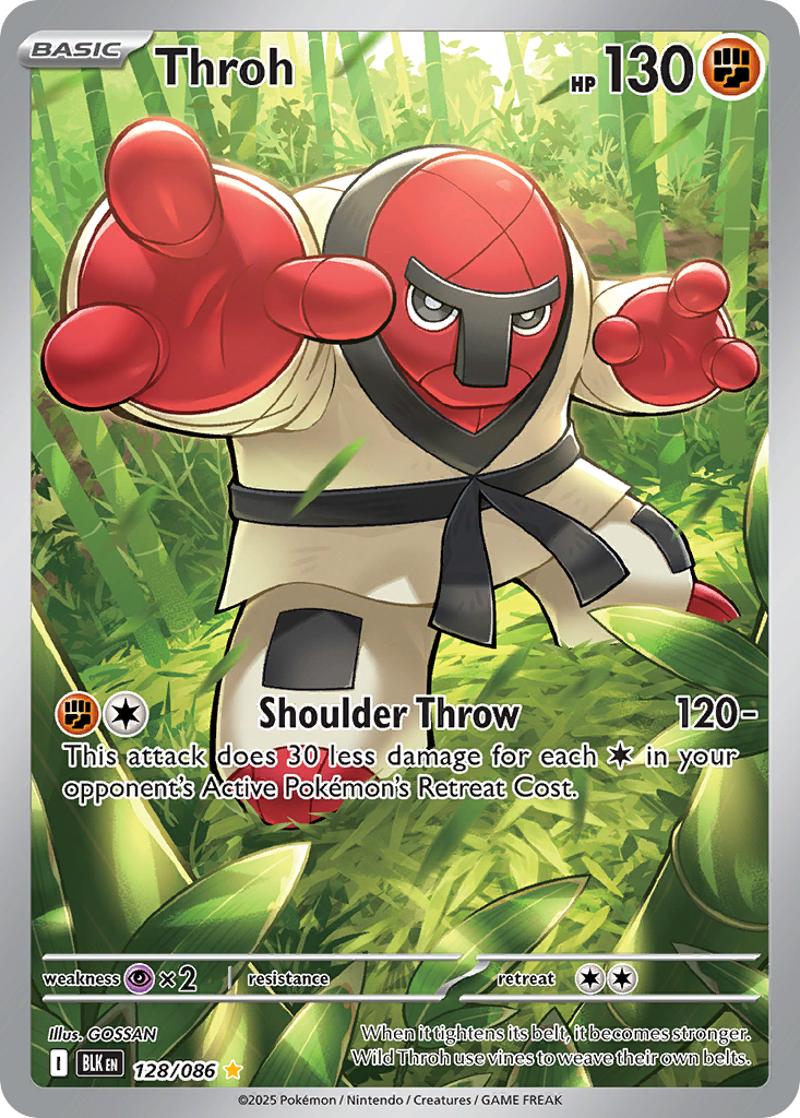 Throh 128 Illustration Rare card from Black Bolt