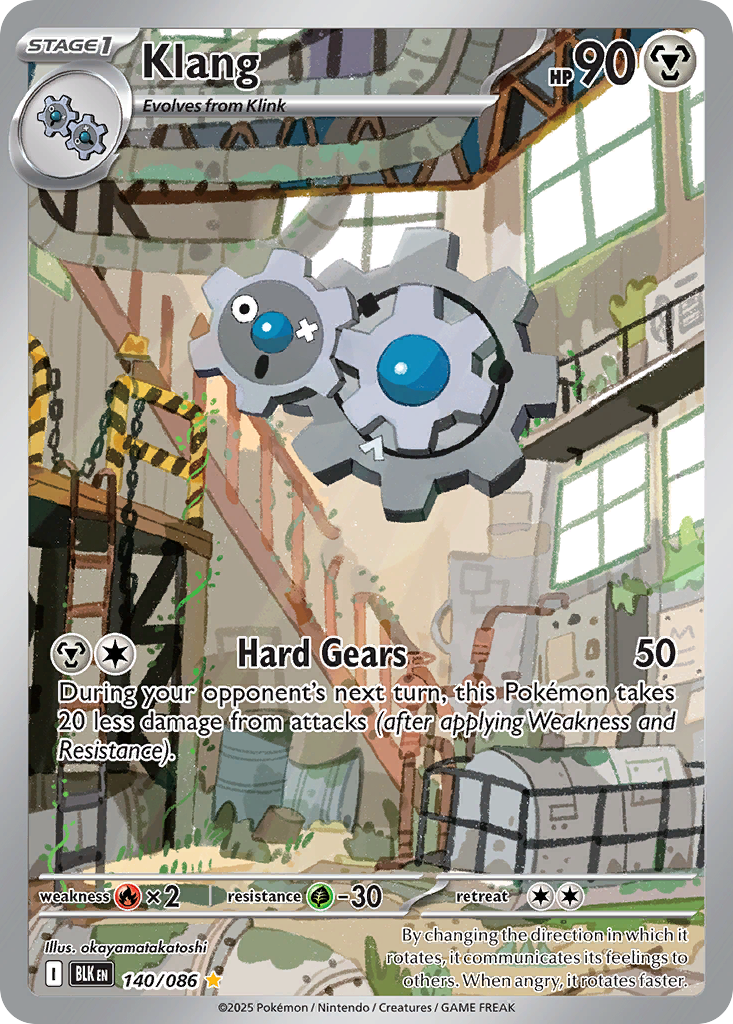 Klang 140 Illustration Rare card from Black Bolt