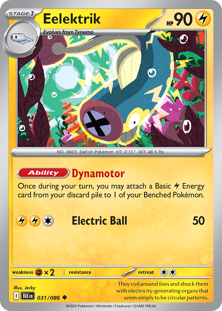 Eelektrik 31 Uncommon card from Black Bolt