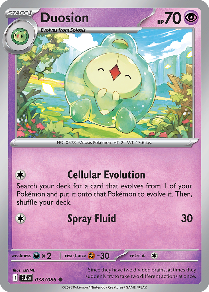Duosion 38/86 Common card from Black Bolt
