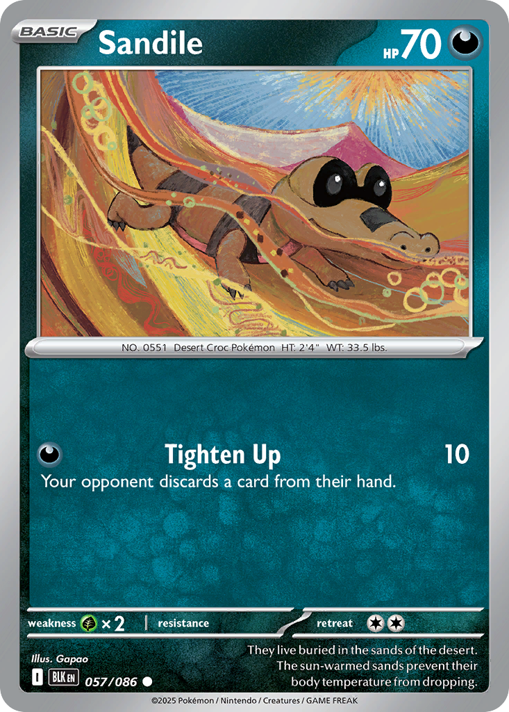 Sandile 57 Common card from Black Bolt